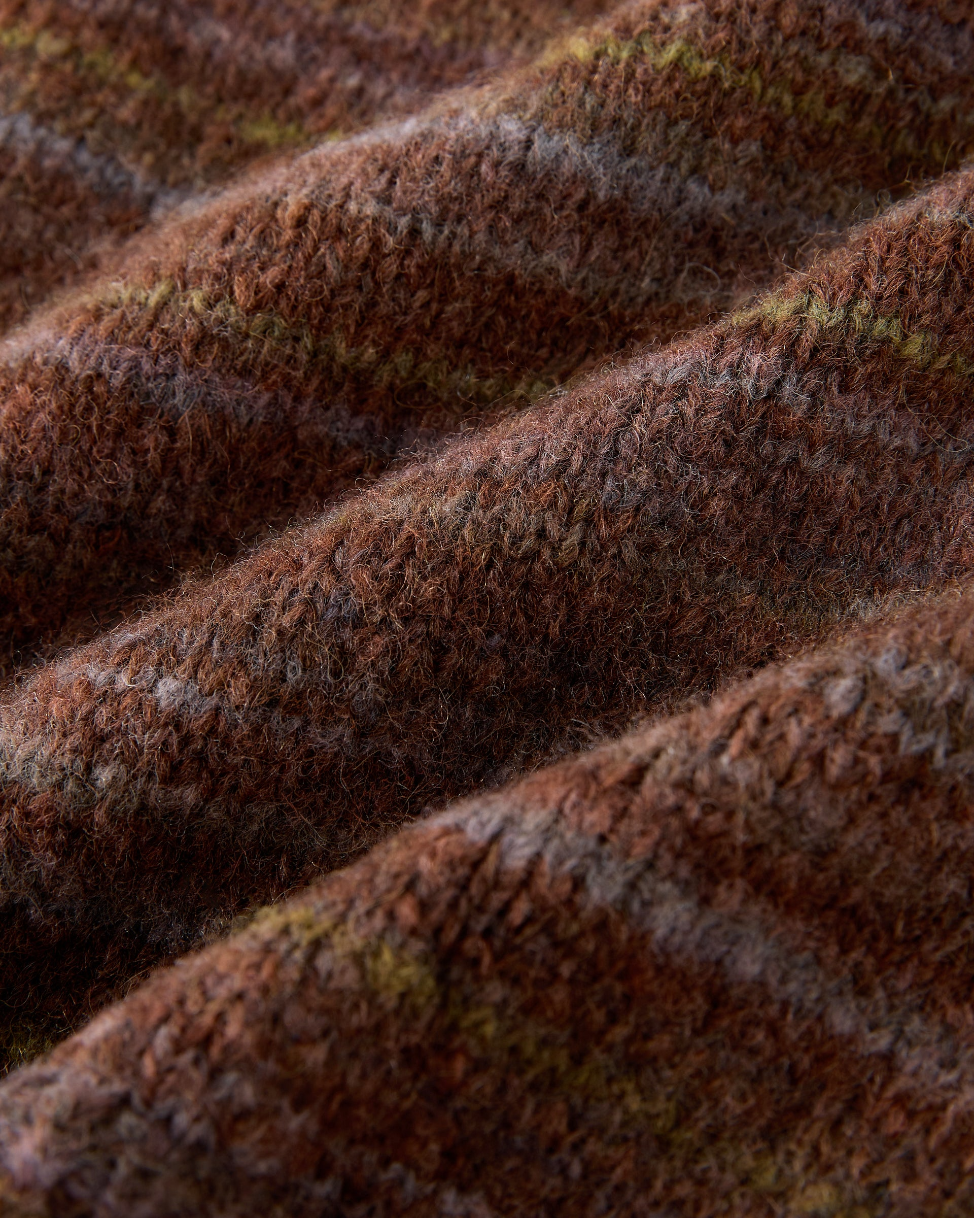 Horizon Sol Cardigan (4) Women's chocolate brown wool knit button-front cardigan